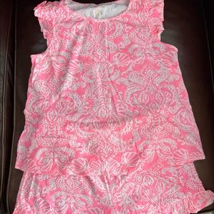 Lilly Pulitzer Tank and Shorts set child’s XL